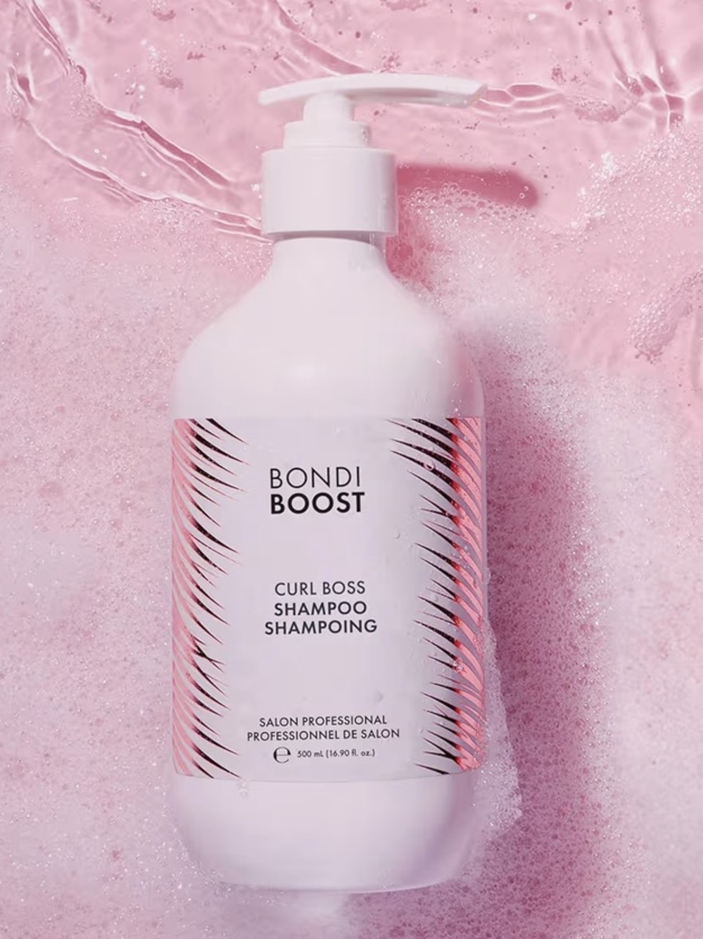 BondiBoost Curl Boss Shampoo — White with Rose Gold Accent - Picture 2 of 8